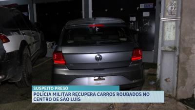 Policiais do BPTur recuperam carros roubados no Centro de São Luís