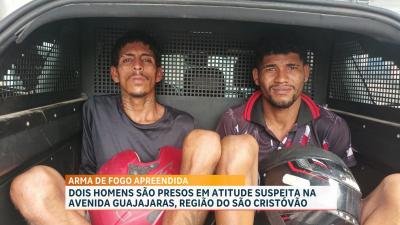 PM conduz suspeitos de porte ilegal de arma de fogo em São Luís