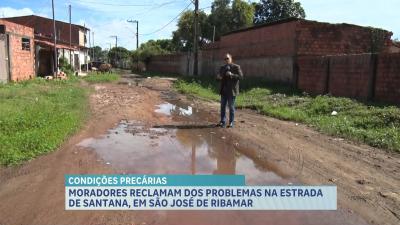 Moradores reclamam de infraestrutura em de São José de Ribamar