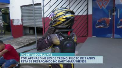 Série EC: piloto de Kart compartilha corridas e treinos ao lado da mãe