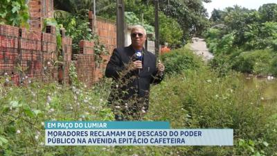 Moradores reclamam de infraestrutura na Av. Epitácio Cafeteira, no bairro Vila São José