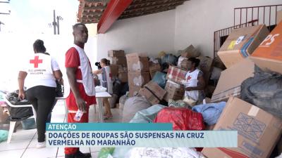 Cruz Vermelha do Maranhão anuncia suspensão de roupas ao Rio Grande do Sul