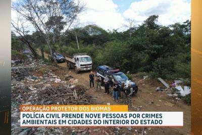 Operação prende nove pessoas por crimes ambientais no Parque do Mirador