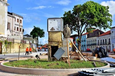 São Luís: símbolos da Praça João Lisboa e Largo do Carmo são restaurados