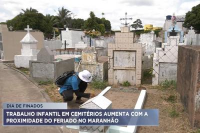 Dia de Finados: trabalho infantil em cemitérios aumenta com o feriado