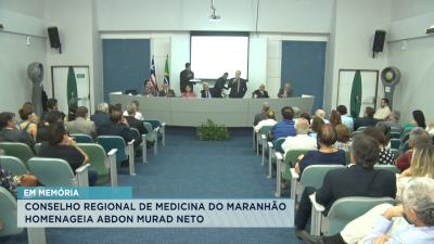 Médico Abdon Murad é homenageado no prédio do CRM-MA
