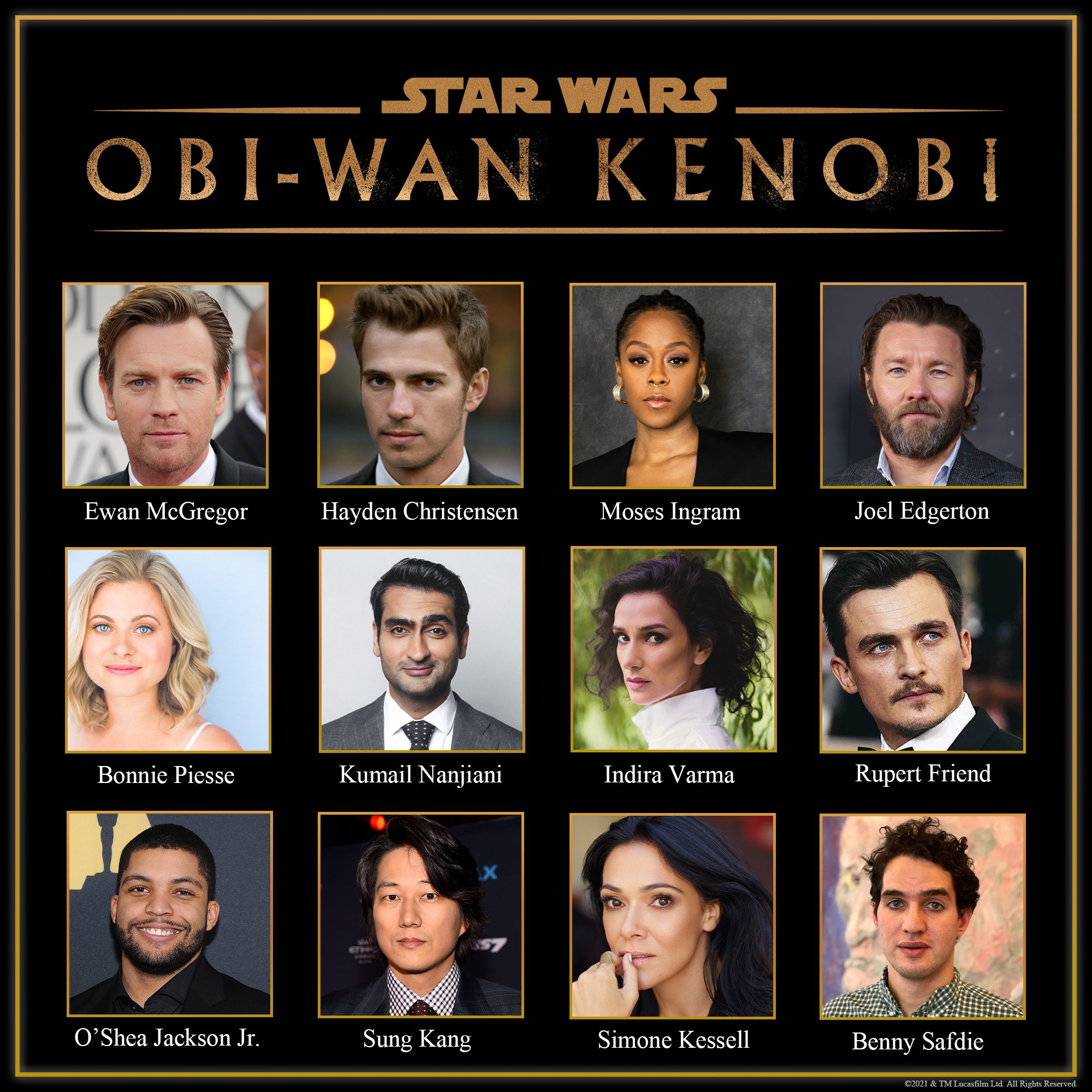 Elenco da série Obi-Wan Kenobi é revelado. Imagem: Star Wars/Divulgação