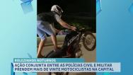 Mais de 20 motociclistas foram presos por suspeita de crimes de trânsito em Sl