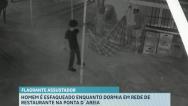 Homem é esfaqueado enquanto dormia em rede de restaurante na Ponta D´Areia