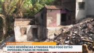 Incêndio deixa 4 casas destruídas no bairro João de Deus