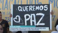 Moradores protestam por segurança no bairro São Bernardo, em São Luís