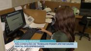 Más condições de trabalho podem afetar a saúde mental das pessoas