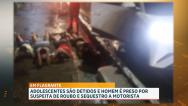 Homem é preso e menores são apreendidos suspeitos de praticarem assaltos no Anil