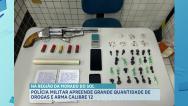 PM apreende drogas e arma calibre 12 na Morada do Sol; dois homens são conduzidos