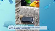 PRF-MA conduz mulher que transportava drogas na BR-135