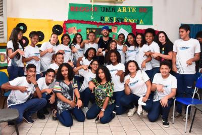 Escola de São Luís desenvolve o projeto “Reggae, uma Arte de Resistência”