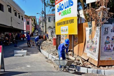 Prefeitura avança com reforma da Fonte das Pedras