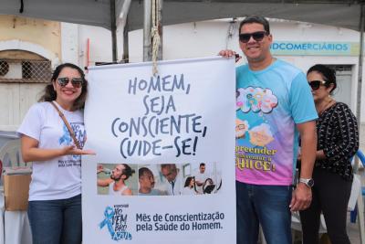 Novembro Azul: ações reforçam saúde do homem na Feirinha São Luís