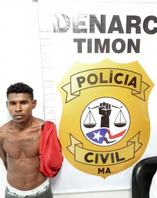 Suspeito de integrar facção criminosa é preso em Timon 