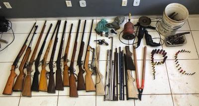 Coroatá: polícia apreende armas de fogo em possível fábrica clandestina