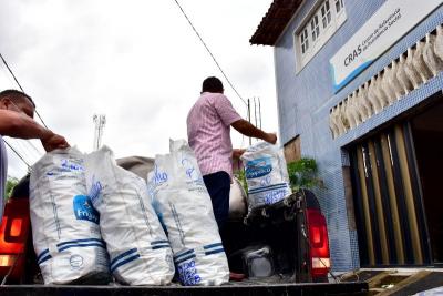 entrega de alimentos