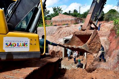 São Luís: obras de drenagem vão beneficiar centenas de moradores da capital