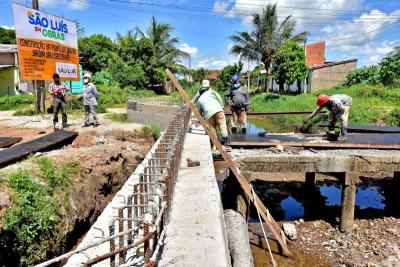 São Luís: construção de pontes auxilia mobilidade urbana