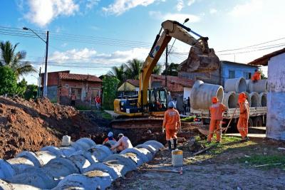 São Luís: avança obra de drenagem no Jardim São Cristóvão