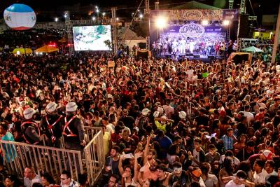 multidão curte carnaval