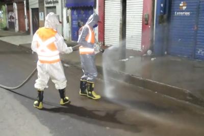 servidores higienizam ruas