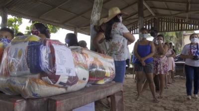 Rede Solidária doa alimentos para comunidade em São Luís
