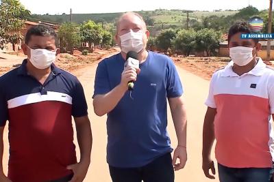 ALEMA: presidente visita obras em Jenipapo dos Vieiras