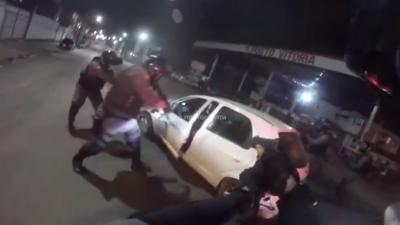 Vídeo mostra perseguição de assaltantes em São Luís