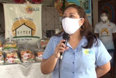 Lar de Maria recebe doações arrecadadas em live da TV Cidade