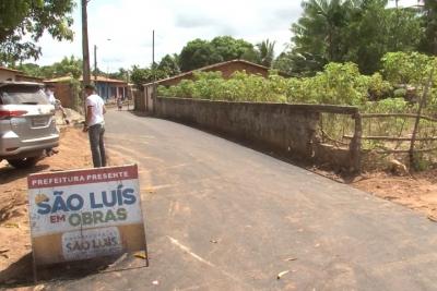 São Luís: comitiva vistoria obras na Vila Samara