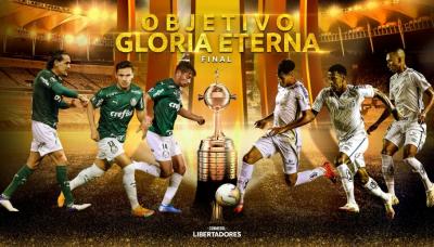 Libertadores: Palmeiras e Santos se enfrentarão em final única no Maracanã