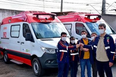 São Luís: prefeito entrega novas ambulâncias para o Samu