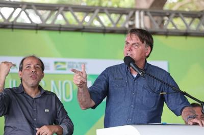 Presidente Jair Bolsonaro em visita ao Maranhão.