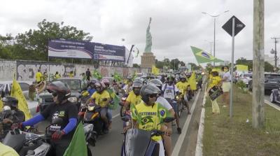 Ato em apoio ao presidente Bolsonaro é realizado em São Luís