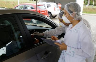 Governo inaugura novo drive-thru para testagem em São Luís