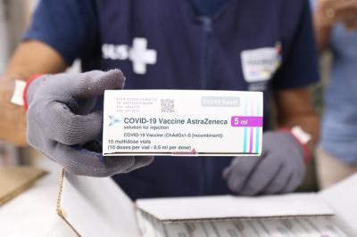 Saúde recebe mais 3 milhões de doses da vacina da AstraZeneca
