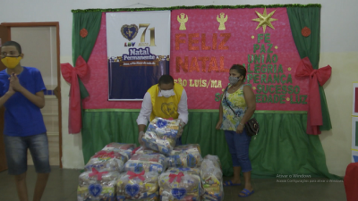 Natal sem fome: instituição leva esperança para famílias do MA