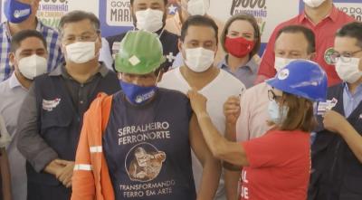 Trabalhadores da construção civil recebem 2ª dose em São Luís