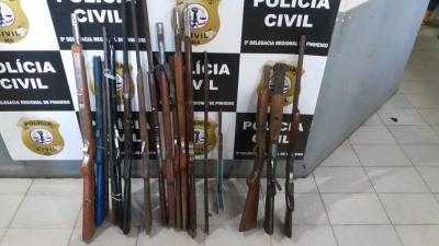 Pinheiro: polícia desmonta fábricas clandestinas de armas de fogo 
