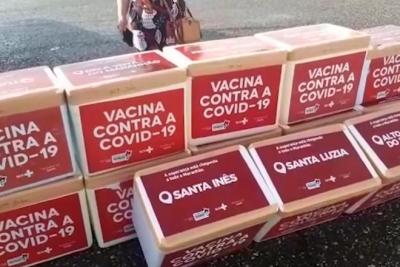 Santa Inês recebe novas doses de vacina.