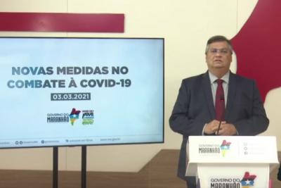 Flávio Dino anuncia novas medidas contra o Coronavírus no MA