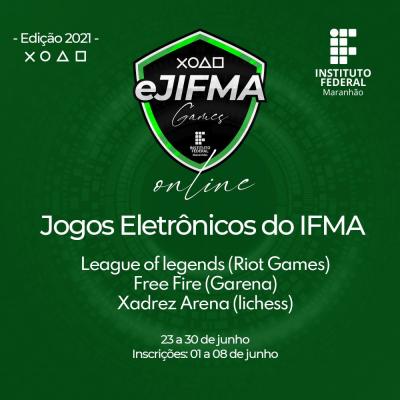  IFMA abre seleção de monitores dos e-JIFMA Games 2021