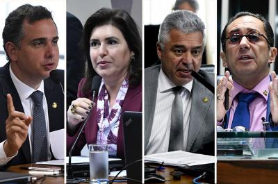 Quatro senadores disputam a Presidência do Senado em fevereiro  