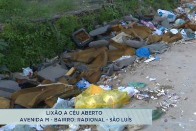 Moradores denunciam descarte irregular de lixo no Radional