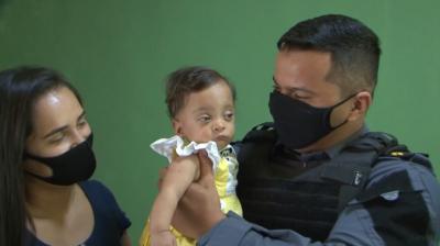 PM salva bebê engasgada com leite materno em Davinópolis